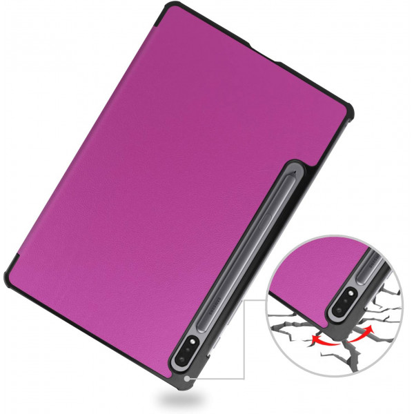 Фото - Чохол для планшета BeCover Smart Case for Samsung Galaxy Tab S9 (SM-X710/SM-X716)/S9 FE (SM-X510/SM-X516B) 11.0" Purple (709892)