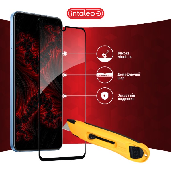 Фото - Захисне скло для смартфону Intaleo Full Glue for Infinix Note 12 Pro Black (1283126546648)