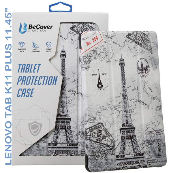 Фото - Чохол для планшету BeCover Smart Case for Lenovo Tab K11 Plus TB-352F 11.45" Paris (711857)