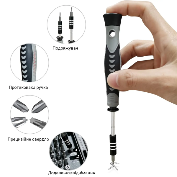Фото - Викрутка зі змінними бітами INSPIRE KS-840130 130 в 1