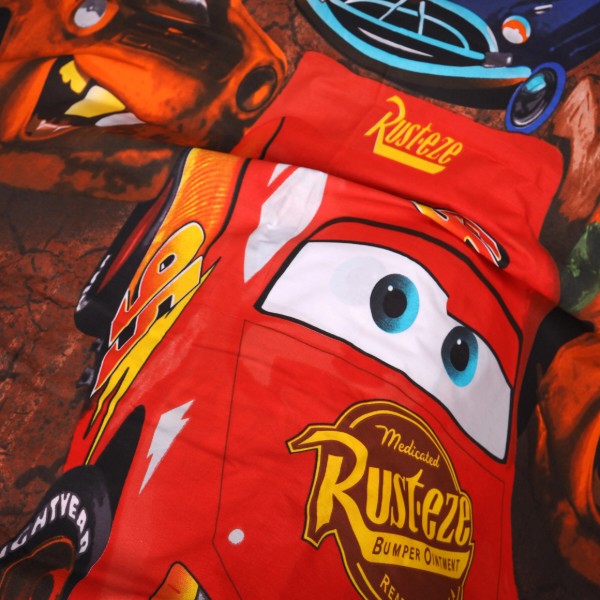 Фото - Комплект постільної білизни MirSon 175х210 см Kids Time 17-0889 Cars Retro Race Бязь (2200012388600)