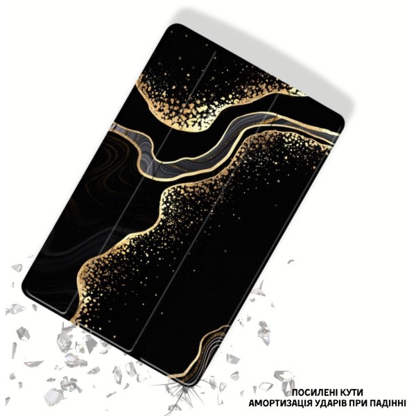 Фото - Чохол для планшета BeCover Smart Case for Apple iPad Air 11" M4 2026 Black Abstraction (715204)