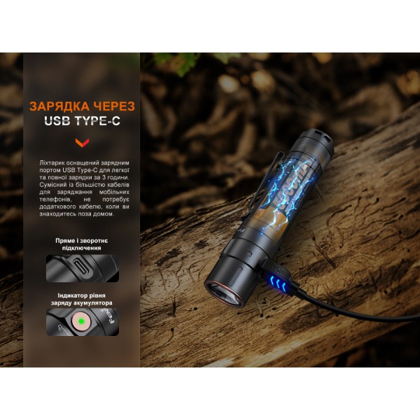 Фото - Ліхтар Fenix E35R blue