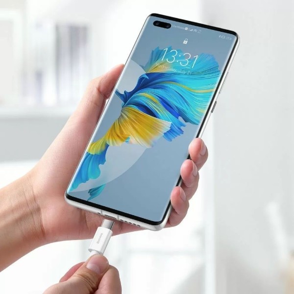 Фото - Кабель Baseus Superior Fast Charging USB-USB-C 1m White (CATYS-02)