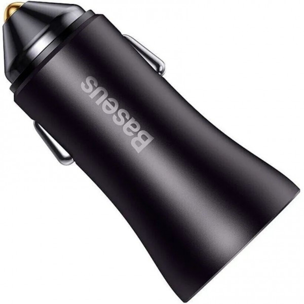 Фото - Автомобільний зарядний пристрій Baseus FC U+U 60W Grey (CGJM000013)