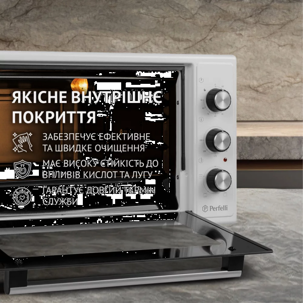 Фото - Печь электрическая Perfelli MIRAGE 48 WHITE