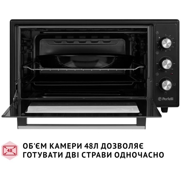 Фото - Печь электрическая Perfelli CLASSIC 48 BLACK