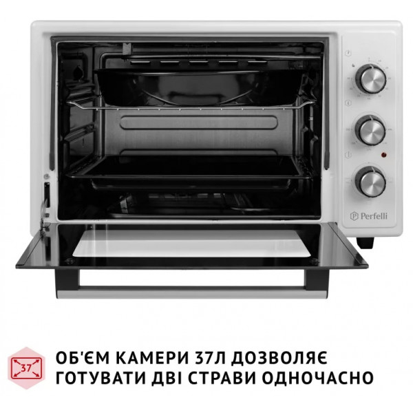 Фото - Печь электрическая Perfelli CLASSIC 37 WHITE