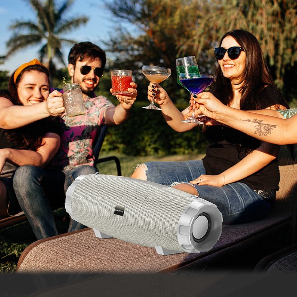 Фото - Портативная акустика BOROFONE BR14 Coolant sports BT speaker grey (6931474746542)