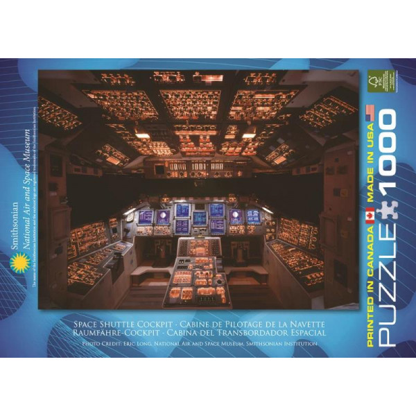 Фото - Пазли (8 +) EuroGraphics Кабина космічного корабля Шаттл 1000 ел. (6000-0265)