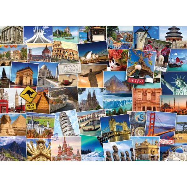 Фото - Пазли (8 +) EuroGraphics Дорогами світу 1000 ел. (6000-0751)