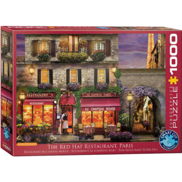Фото - Пазли (8 +) EuroGraphics Ресторан Червоний Капелюх Девід Маклін 1000 ел. (6000-0963)