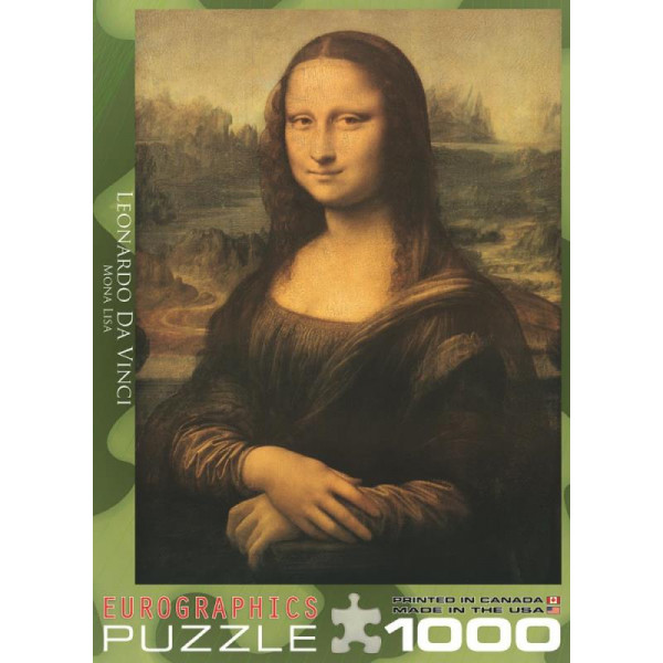 Фото - Пазли (8 +) EuroGraphics Мона Ліза Леонардо Да Вінчі 1000 ел. (6000-1203)