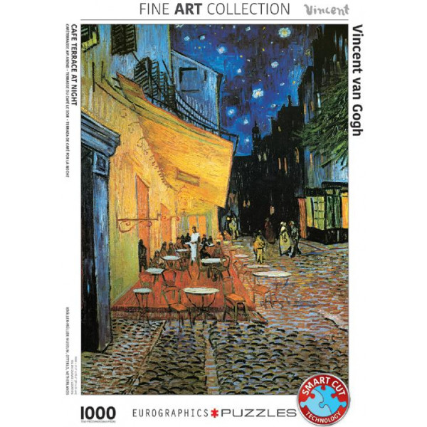 Фото - Пазли (8 +) EuroGraphics Нічне кафе Вінсент Ван Гог 1000 ел. (6000-2143)