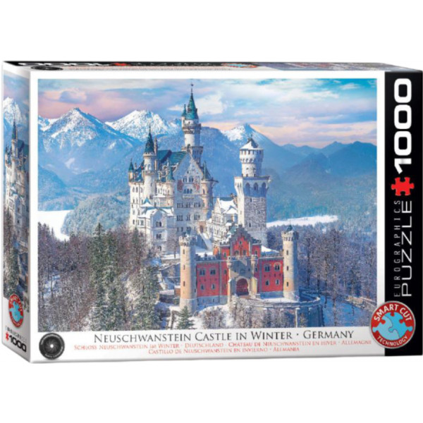 Фото - Пазли (8 +) EuroGraphics Нойшванштайн взимку  1000 ел. (6000-5419)