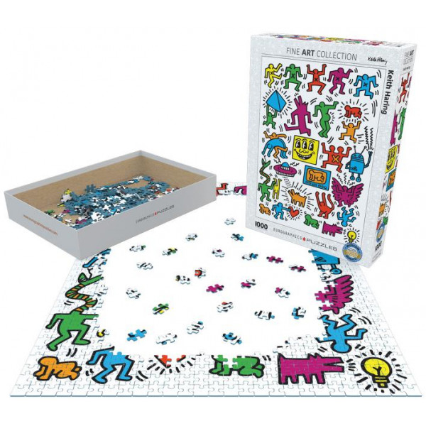 Фото - Пазли (8 +) EuroGraphics Колаж Кейт Харінг 1000 ел. (6000-5513)