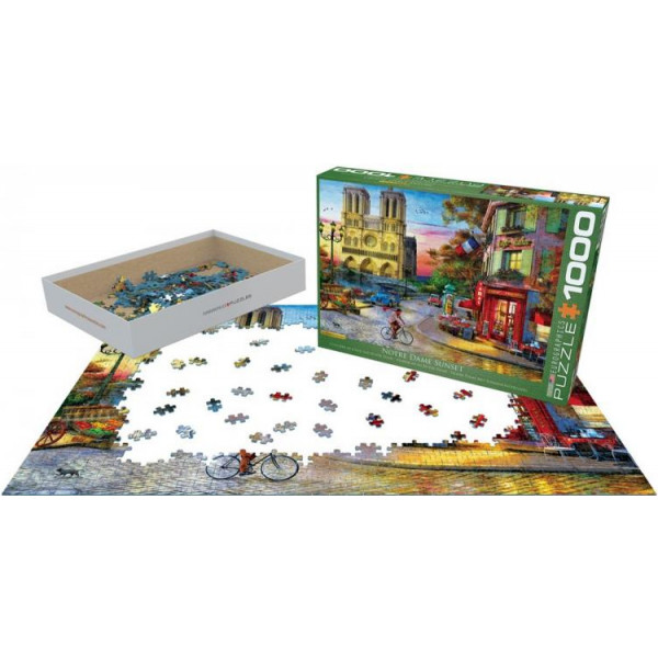 Фото - Пазли (8 +) EuroGraphics Захід Сонця Нотр-Дам Домінік Девісон 1000 ел. (6000-5530)