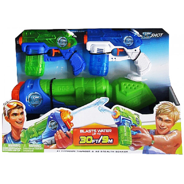 Фото - Водяний бластернабір (3 шт) X -Shot Typhoon Thunder (5602)