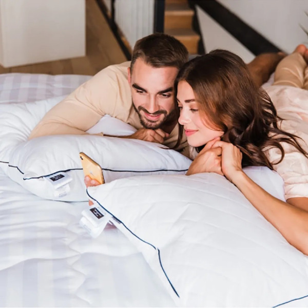 Фото - Подушка стандартна MirSon бавовняна 1455 Royal Pearl Висока 60х60 см (2200001538412)