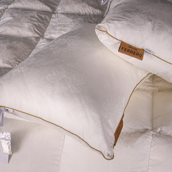 Фото - Ковдра дитяча демісезонна MirSon 110х140 см 100% гусячий пух Ferrero Vanilla (2200011169149)