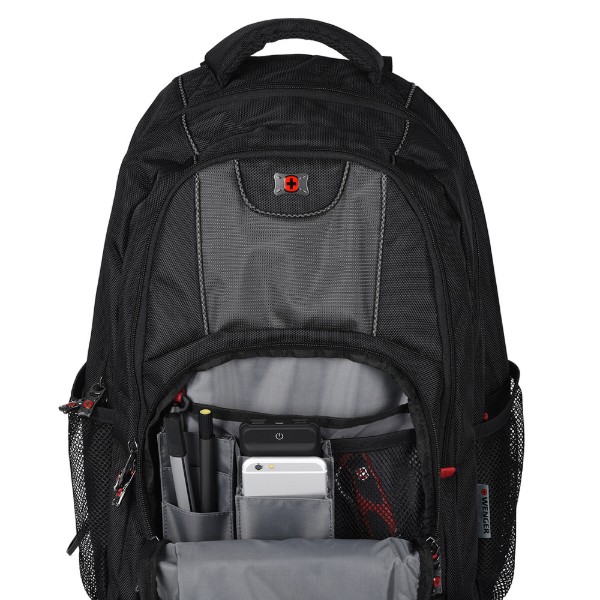 Фото - Рюкзак для ноутбуку Wenger Pillar 16'' Black-Grey (600633)