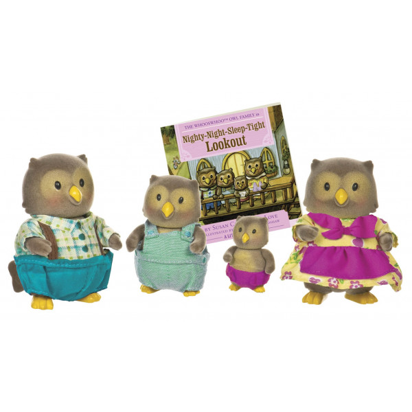 Фото - Коллекционные фигурки Li'l Woodzeez Семья Сов (6007M)