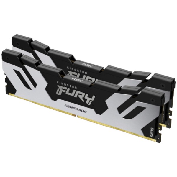 Фото - Пам'ять DDR Kingston Fury Renegade Silver DDR5 32GB/6400 (KF564C32RSK2-32)