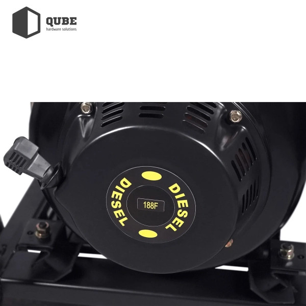 Фото - Генератор дизельный QUBE QED7500XE