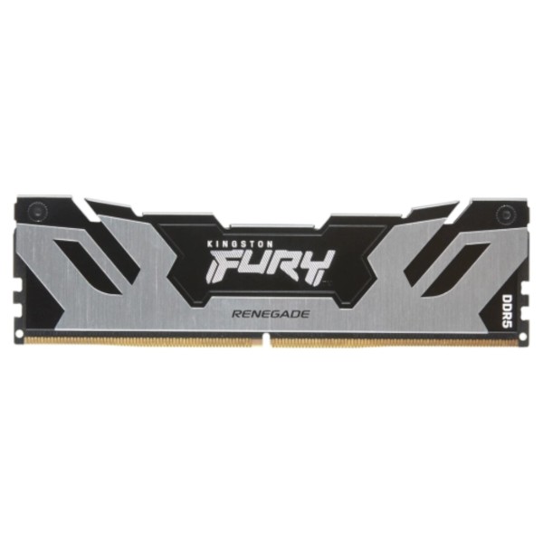 Фото - Пам'ять DDR Kingston Fury Renegade Silver DDR5-6400 64GB (2x32GB) CL32-39-39 1.4V XMP (KF564C32RSK2-64)