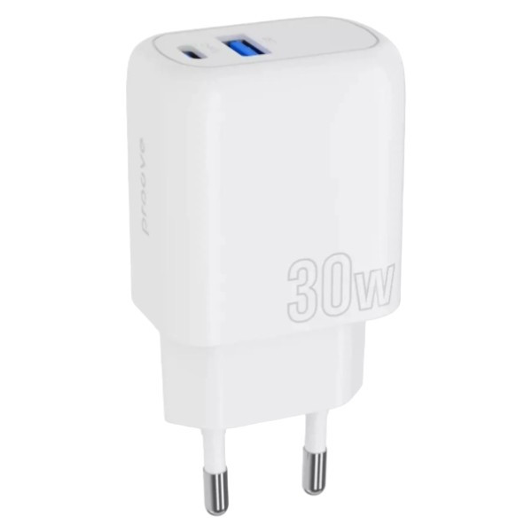 Фото - Мережевий зарядний пристрій Proove Silicone Power Plus 30W (Type-C + USB) (WCSP3011002)