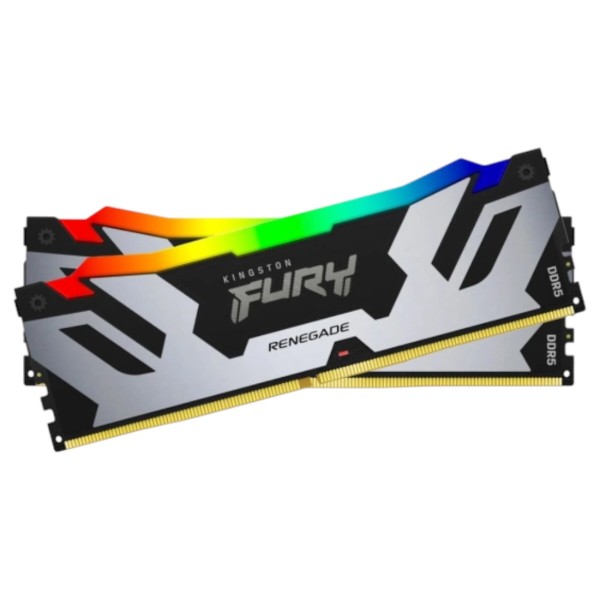 Фото - Пам'ять DDR Kingston Fury Renegade RGB 2x16GB/7200 DDR5 XMP (KF572C38RSAK2-32)