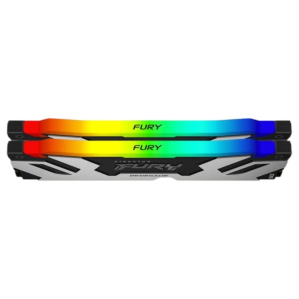 Фото - Пам'ять DDR Kingston Fury Renegade RGB 2x16GB/7200 DDR5 XMP (KF572C38RSAK2-32)