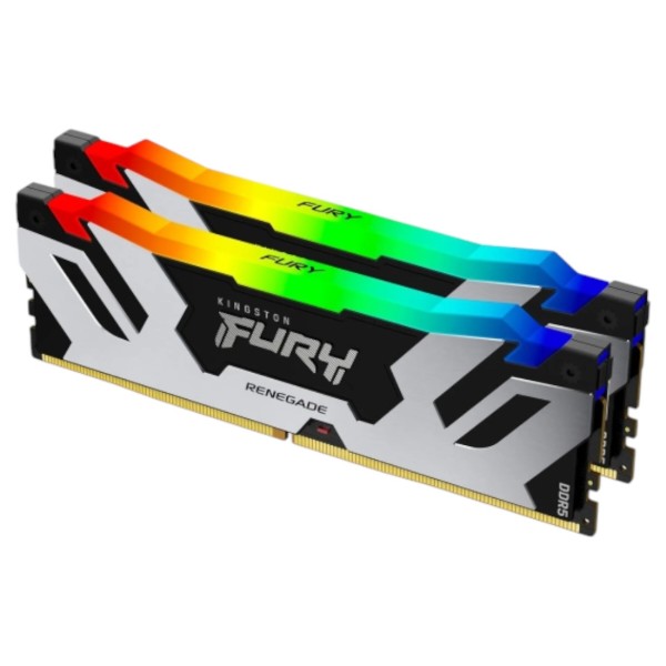 Фото - Пам'ять DDR Kingston Fury Renegade RGB 2x16GB/7200 DDR5 XMP (KF572C38RSAK2-32) Фото - Пам'ять DDR Kingston Fury Renegade RGB 2x16GB/7200 DDR5 XMP (KF572C38RSAK2-32)