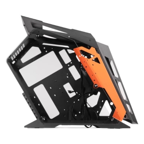 Фото - Уценка - Корпус QUBE Stalker Black-Orange noFAN (STALKER_NMBU3)