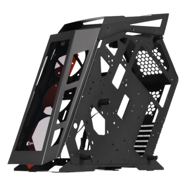 Фото - Уценка - Корпус QUBE Stalker Black-Orange noFAN (STALKER_NMBU3)
