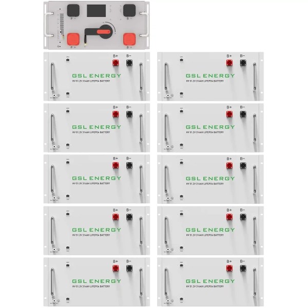 Фото - Система зберігання енергії GSL (160kWh, 512V, 314AH, LiFePO4) (GSL-R160K)