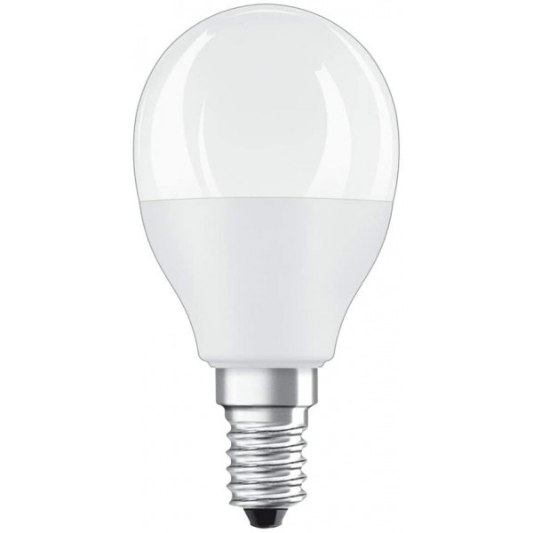 Фото - Лампочка світлодіодна Osram LED Star Е14 5.5-40W 2700K + RGB 220V Р45 пульт ДУ (4058075430877)