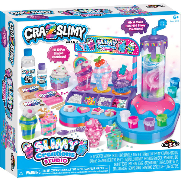 Фото - Слайм Cra-Z-Art Slimy Creations Studio 40 шт. (60170CRA)