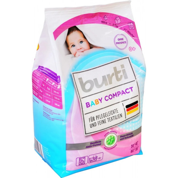 Фото - Стиральный порошок Burti Compact д/детского белья 900г