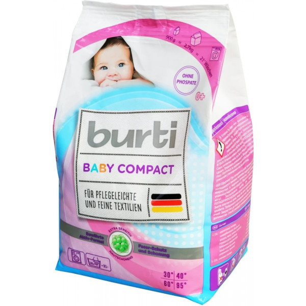 Фото - Стиральный порошок Burti Compact д/детского белья 900г