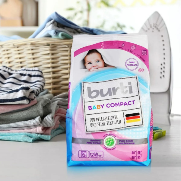 Фото - Стиральный порошок Burti Compact д/детского белья 900г