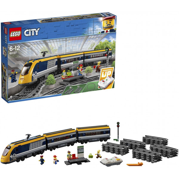 Фото - Конструктор LEGO City Пасажирський поїзд (60197)
