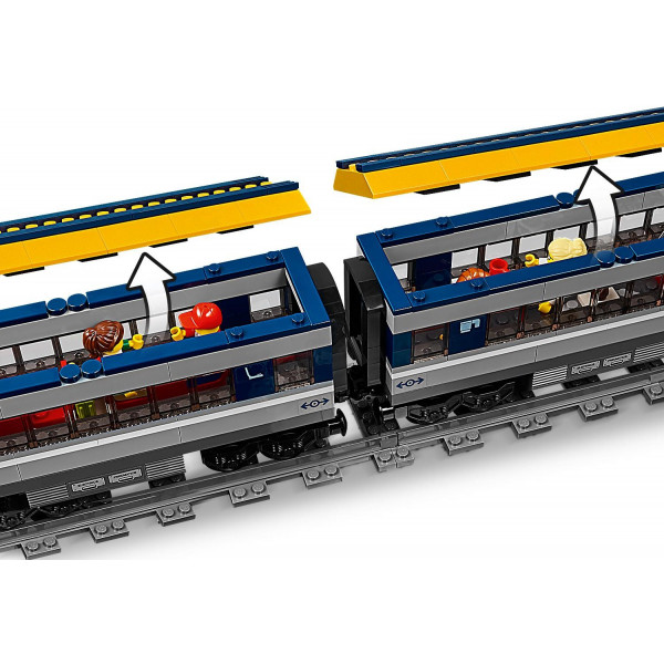 Фото - Конструктор LEGO City Пасажирський поїзд (60197)