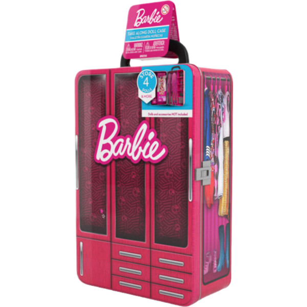 Фото - Меблі і будиночки для ляльки Barbie Портативний кейс Модна Шафа (BBDS6B)