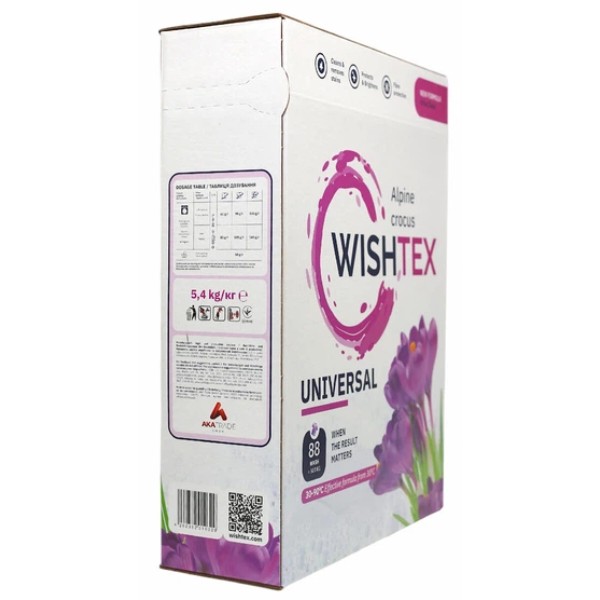 Фото - Стиральный порошок WishTex Alpine crocus 5,4 кг (WWPCACIU5400)