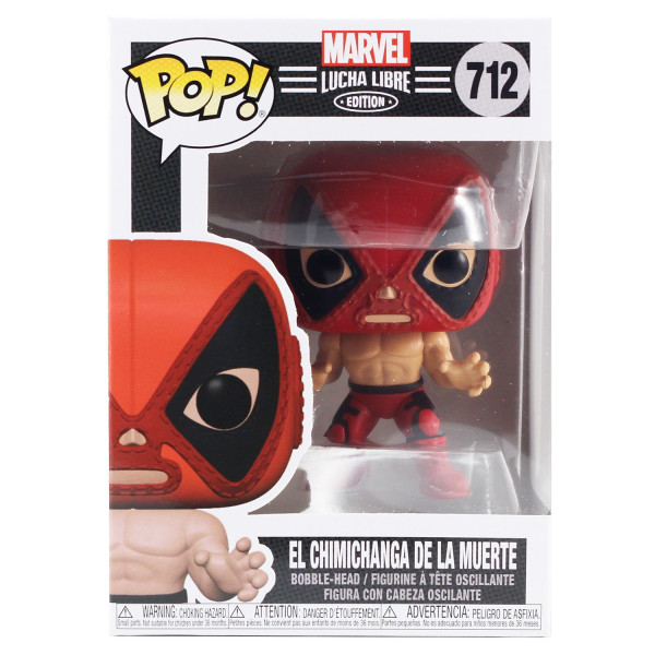 Фото - Коллекционная фигурка FUNKO POP! Bobble: Marvel: Luchadores: Deadpool 53874 (FUN2549862)