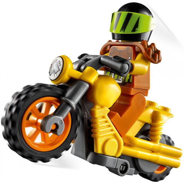 Фото - Конструктор LEGO City Stuntz Руйнівний трюковий мотоцикл (60297)