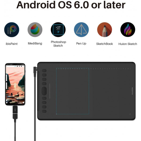 Фото - Графічний планшет Huion H1161