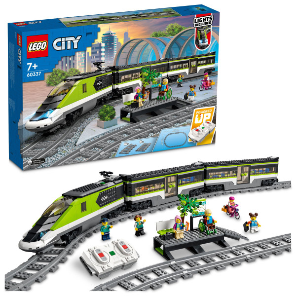 Фото - Конструктор LEGO City Trains Пасажирський потяг-експрес (60337)