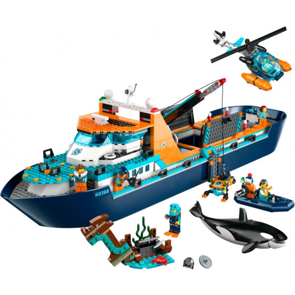 Фото - Конструктор LEGO City Арктический исследовательский корабль (60368)